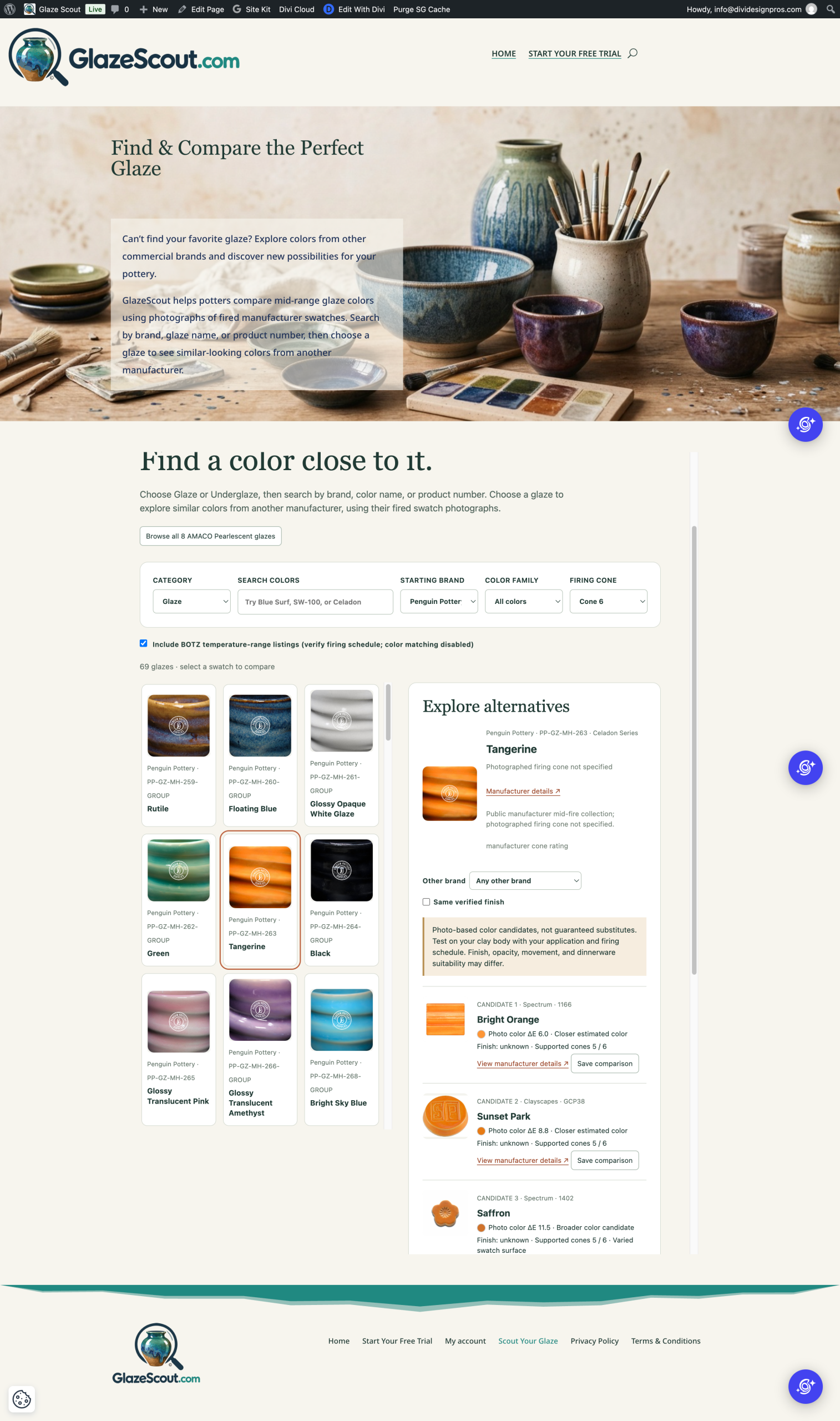 Glaze Scout
