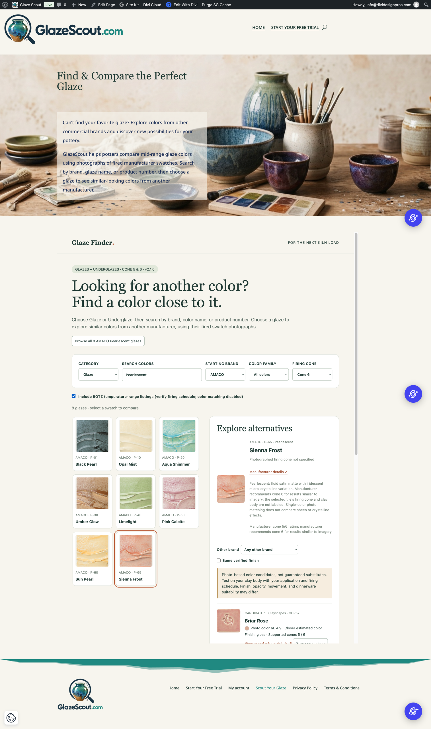 Glaze Scout